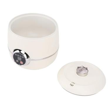 Imagem de Ymiko Panela Elétrica de Arroz Compacta de 1,6L Com Panela Interna Antiaderente, Aparelho de Cozinha Multifuncional para Cozinhar Grãos e Refeições