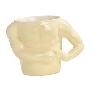 Imagem de DimyFew Caneca de café de cerâmica com porta-canetas para homens e mulheres, ideal para presentear o pai. 420 ml, presente divertido e original em porcelana.