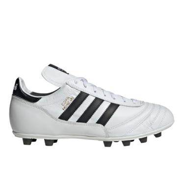 Imagem de adidas Tênis de futebol unissex Copa Mundial, Branco/preto, 10 Women/9 Men