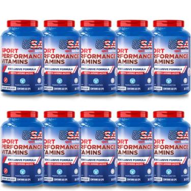 Imagem de MULTIVITAMÍNICO 10 UN - Para Revendedores  Alta performance  USA SPORT