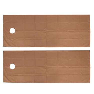 Imagem de Generic Lençóis de Cama para Salão de Beleza SPA Capa Macia à Prova D'água para Mesa de Massagem 200 X 75 Cm 2 unidades. Adequado para Salão de Beleza, Massagens e Centro de SPA (Café Escuro)