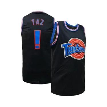Imagem de Camisas de basquete masculinas Taz!  Camisas do filme espacial, BR-M, 