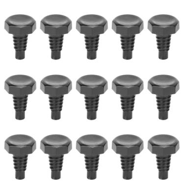 Imagem de Chiffonade Conjunto de capa inferior para taco de bilhar – Tampas protetoras de plugue traseiro tipo parafuso tipo taco de bilhar almofada de proteção de borracha para bastões de sinuca acessórios