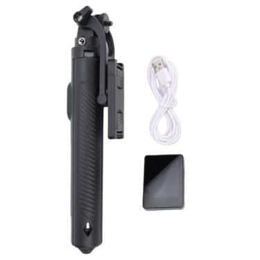 Imagem de Qinlorgo Tripé Sem Fio para Selfie Stick Com Monitor de Selfie, Desdobra Automaticamente Tela de 2 Polegadas 0,29-1,65 M 600mAh Suporte para tripé para Telefone Com Suporte