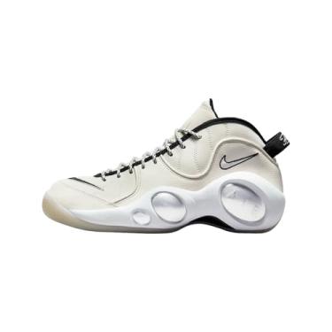 Imagem de Nike Tênis de basquete masculino Air Zoom Flight 95 OG True Red, Vela/branco/marfim pálido/preto-branco, 36