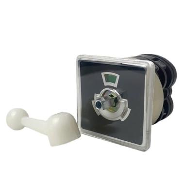 Imagem de Redefinir três posições LW5-16/2B interruptor de came rotativo dois níveis 16A prata seletor de mudança de contato ON-Off-ON 1 peça