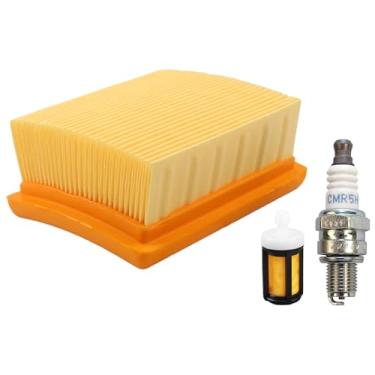 Imagem de Kit de manutenção de filtro de combustível e plugue de ignição para soprador de folhas Stihl-BR800 BR800C BR800X 4283-007-4100