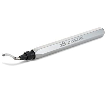 Imagem de Ferramentas AFA - Ferramenta de rebarbação e 1 lâmina de aço de alta velocidade - Funciona em metal, resina, PVC e bordas de plástico impressas em 3D - Ótimo para tubos de cobre e PVC, impressão 3D