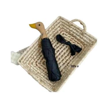 Imagem de Guarda-chuva Compacto E Dobrável Com Proteção Solar UPF 50, Estiloso E