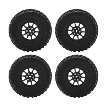 Imagem de Kokiya Kit com 4 Rodas e Pneus para Carro RC - Peças de Reparo para Iniciantes - Acessórios de Modificação - 74mm - Substituição para Carrinhos de Controle