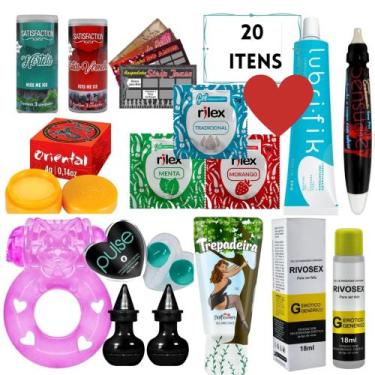 Imagem de Kit Premium Sex Shop 20 Itens Use ou Revenda Presente Atacado Sexshop 