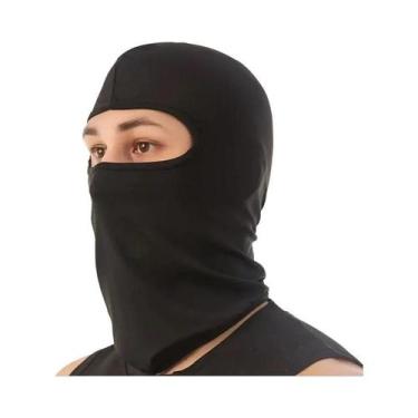 Imagem de Máscara Facial Unissex Respirável De Seda Gelada Com Proteção Solar Pa