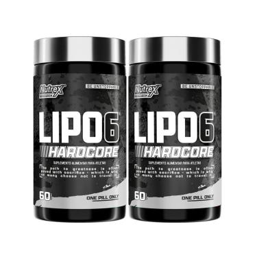 Imagem de Kit  2x Termogênico Lipo-6 Black Hardcore 60 Cáps - Nutrex Research-Unissex