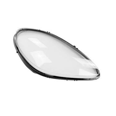 Imagem de Tampa da lente do farol compatível com Porsche Macan 2018 2019 2020 2021 2022 2023 Tampa da lente do farol do carro Abajur de vidro transparente(Right)