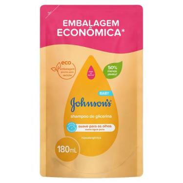 Imagem de Shampoo Infantil Johnson's Baby Refil Tradicional 180ml