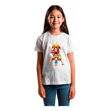 Imagem de Camiseta Infantil Monkey D. Luffy Fases One Piece Anime - NERD BAGS, 8
