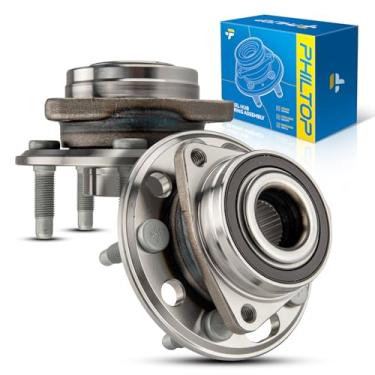 Imagem de PHILTOP Par de rolamentos de roda dianteira 513288 para Equinox/Terrain 2010-2017, Malibu, 14-17 2020 Impala, 10-16 Lacrosse, 11-17 Regal, 13-17 XTS, 16 Malibu Limited, 14-16 CTS, 513288 Terminais