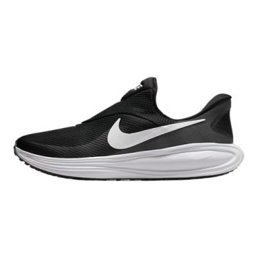 Imagem de Nike Tênis de corrida masculino Revolution 8 Road, Preto/Branco-Antracite-Lobo Cinza, 41