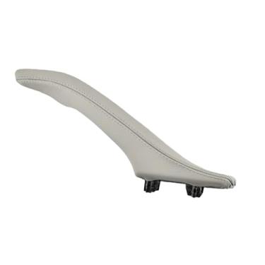 Imagem de Compatível com BMW Série 5 F10 F11 F18 520i 523i 525i 528i 535i LHD RHD Porta interna Puxador de couro Conjunto de substituição Maçaneta interna da porta(RIGHT GRAY)