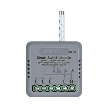 Imagem de Módulo Mini Interruptor Inteligente WiFi Zigbee 1-4 Gang DIY Controle 