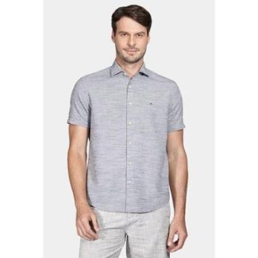 Imagem de Camisa Regular Flame Marinho-Masculino