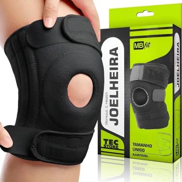 Imagem de 2 Joelheira Compressão Ortopedica Articulada Apoio Refor Pre