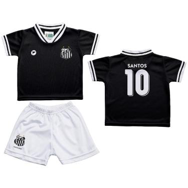 Imagem de Conjunto Infantil Santos Uniforme Preto - Torcida Baby