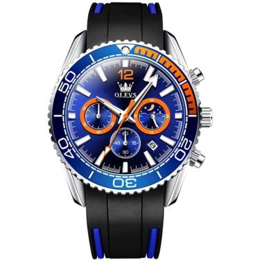 Imagem de Relógio Masculino Pulseira De Silicone Luminoso De Quartzo