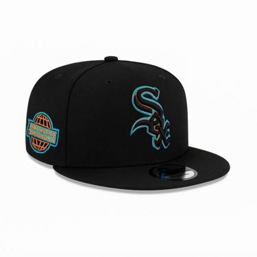 Imagem de Boné MLB New Era Chicago White Sox Black and Blue 9FORTY-Unissex
