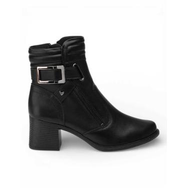 Imagem de Bota Feminina Mississipi Cano Curto Salto Bloco Mc511, 36