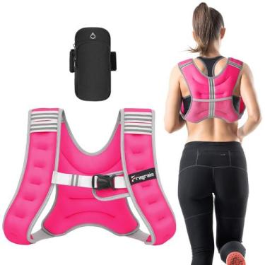 Imagem de Colete pesado Fragraim, bolsa reflexiva de 4,5 kg para treino