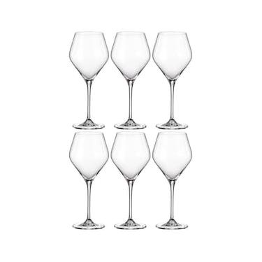 Imagem de Conjunto de Taças para Vinho Bohemia Loxia em Cristal 400ml - 6 Peças