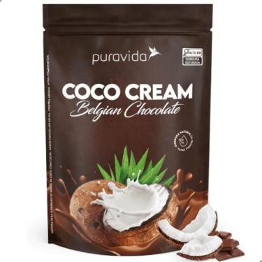 Imagem de Coco Cream Vegano 250g Pura Vida, Chocolate Belga
