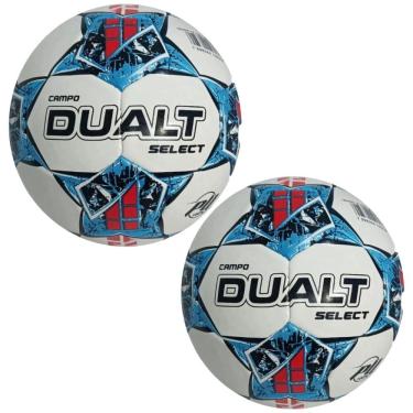Imagem de Kit 02 Bola De Futebol Campo Dualt Select Pro Costurada á Mão