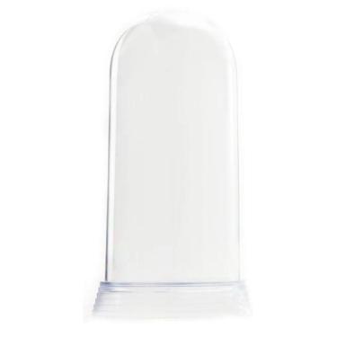 Imagem de Kit 2 Redomas De Acrílico Cúpulas Base Cristal/Transparente