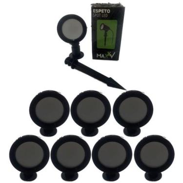 Imagem de Kit 8 Espeto De Jardim 5w Led Smd Prova D'água Neutro 4000k - Maxxy