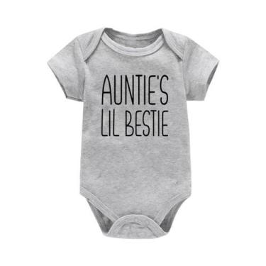 Imagem de Macacão Engraçado Com Estampa De Letras Para Bebê, Roupa De Manga Curt