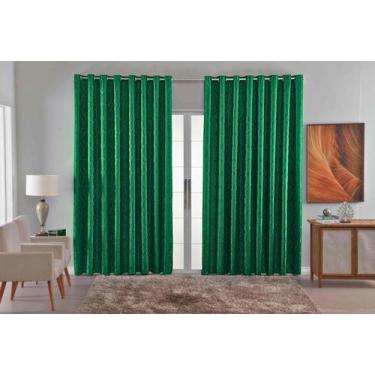 Imagem de Cortina Sala Quarto Decoraçao Jacquard Tecido Luxo 3,00X2,50 - Bf Conf