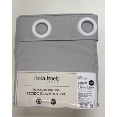 Imagem de Cortina Corta Luz 3,60 x 2,50 Rubi Bella Janela, Cinza