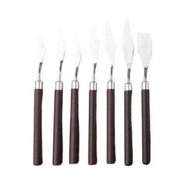 Imagem de Espátula De Aço Inoxidável Para Pintura a Óleo, Ferramentas De Arte, K