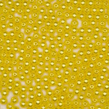 Imagem de Miçanga Passante Pérola Lisa Abs 6mm 1000pçs 150g Pulseira Escolha a C