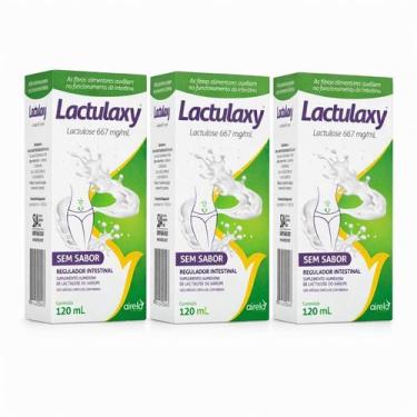 Imagem de Kit 3 Un Lactulaxy Lactulose Líquida Sem Sabor Suplemento Alimentar Ai