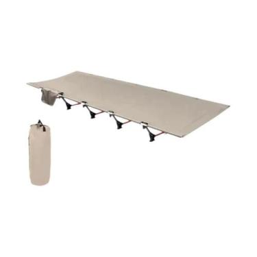 Imagem de Cama De Camping Portátil E Dobrável Ultralight Em Liga De Alumínio Par