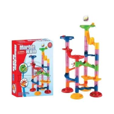 Imagem de Brinquedo De Montar Pista De Bolinhas 3D Para Crianças, Labirinto De B