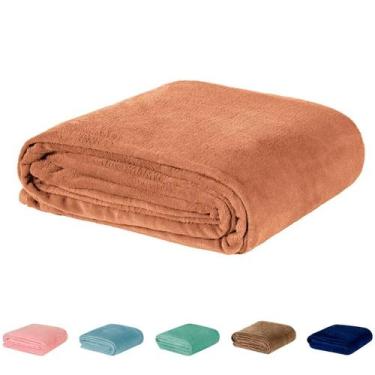 Imagem de Manta Fleece Coberta Bélgica Casal Queen 2,40m x 2,20m Soft Lisa - Bia