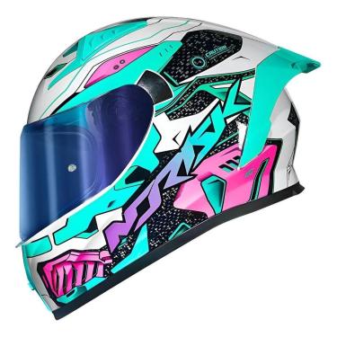 Imagem de Capacete Norisk Flow Robot Ciano E Branco-Unissex
