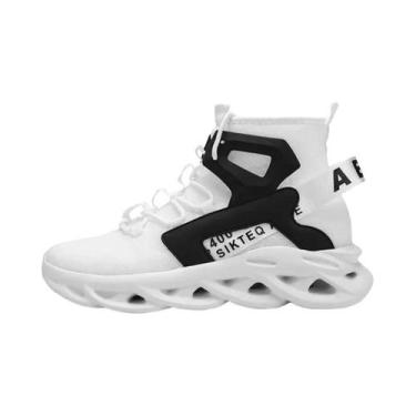 Imagem de Tênis Masculinos Leves E Respiráveis, Antiderrapantes, De Cano Alto, C