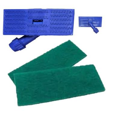 Imagem de Kit SUPORTE LT Limpa Tudo Mop Articulado Giro 360 Limpeza de Cantos + 