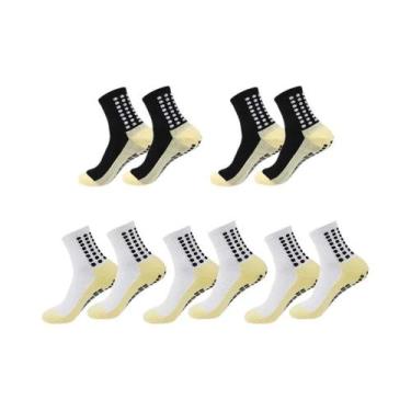 Imagem de Meias Esportivas Masculinas Antiderrapantes Para Futebol, Basquete, Yo