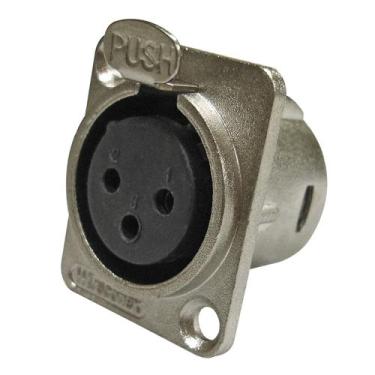 Imagem de Conectores xlr femea painel - wireconex